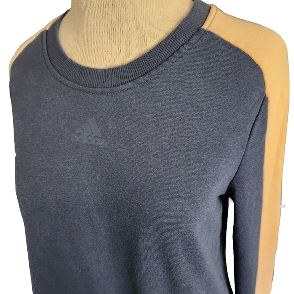 Adidas crew neck color block sweatshirt - Picture 4 of 8